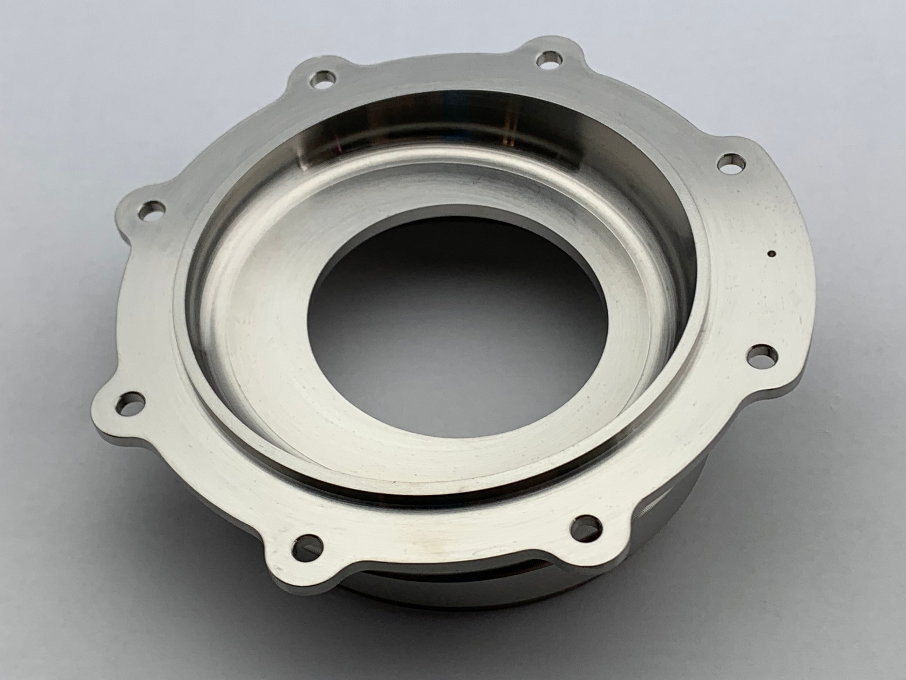 Precision machined stainless steel shaft assembly