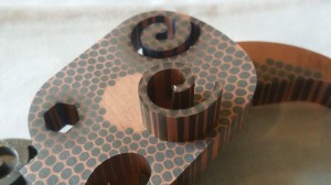 Wire EDM Cut Niobium Copper.